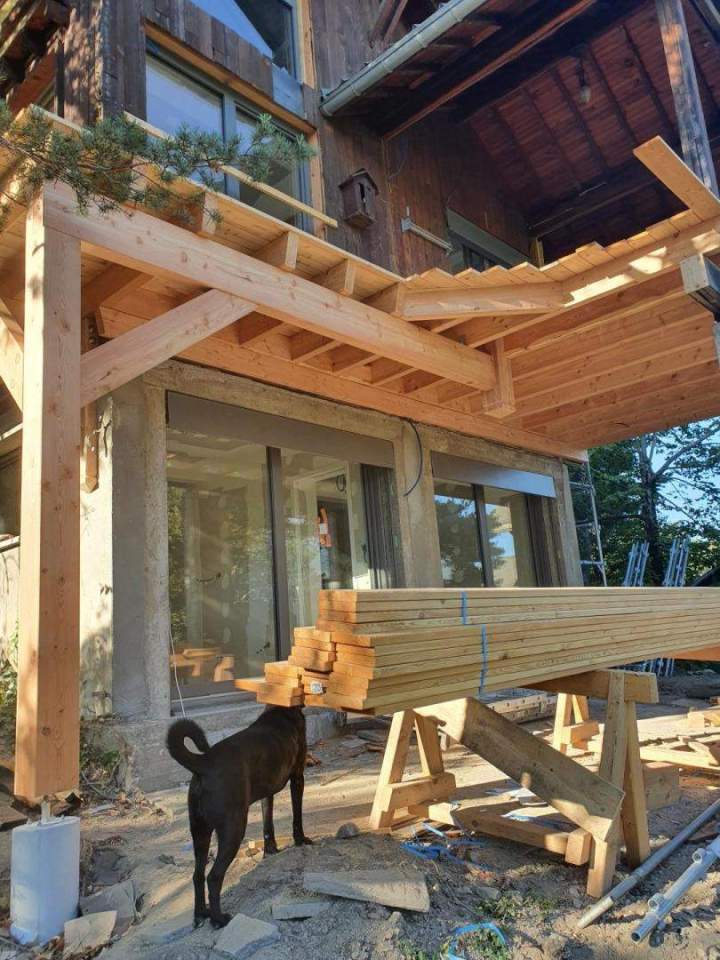 Construction pergola en bois Embrun