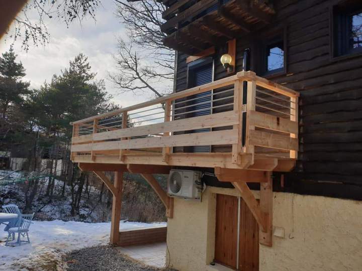 Terrasse surélevée Embrun