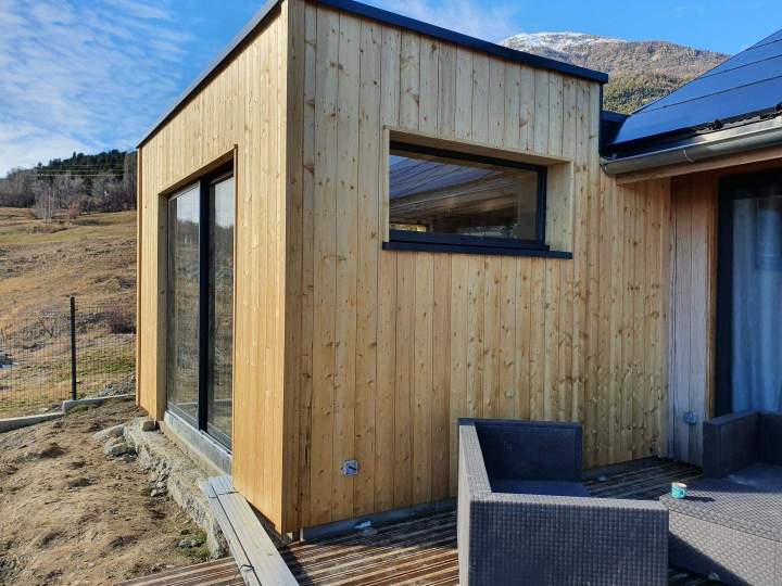 Pose de bardage en bois Embrun